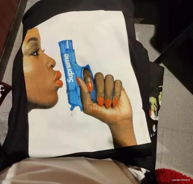 T-shirt Tee sleeved WEEK Short XL Female Water Black White Water M Printed 1 Portrait Gun L Pistol S 1001